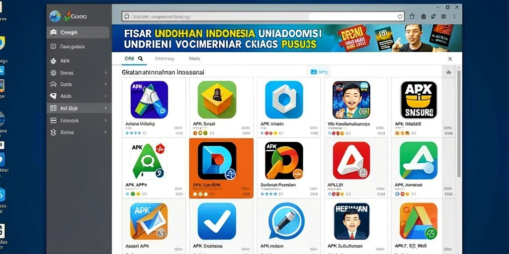 Tampilan menu utama yang intuitif dan menarik.
