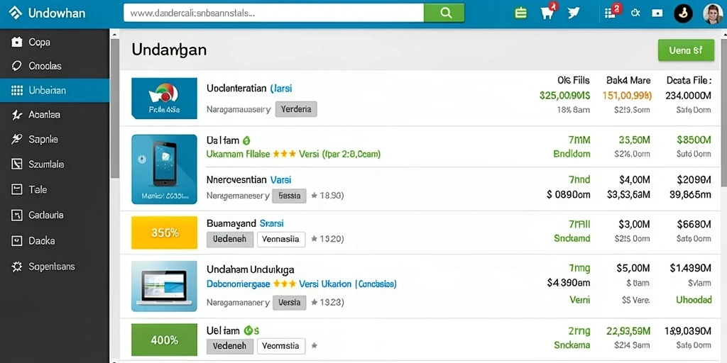 Tampilan antarmuka permainan yang user-friendly.