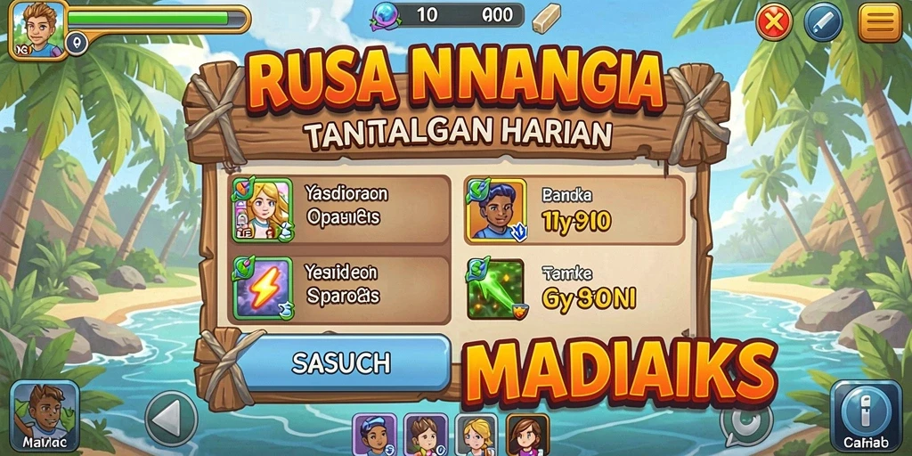 Tampilan awal game yang mengesankan.