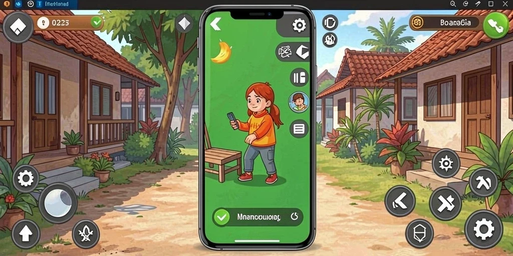 Tampilan karakter yang menakjubkan.