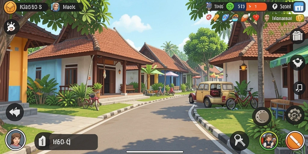 Screenshot menampilkan antarmuka pengguna yang ramah.