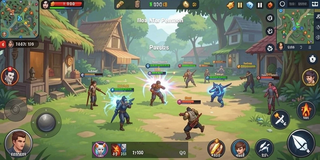 Tangkapan layar gameplay HIBIKIWIN yang menarik.