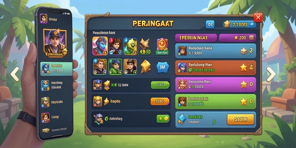 Tampilan antarmuka HOKI8815 yang menarik dan intuitif.