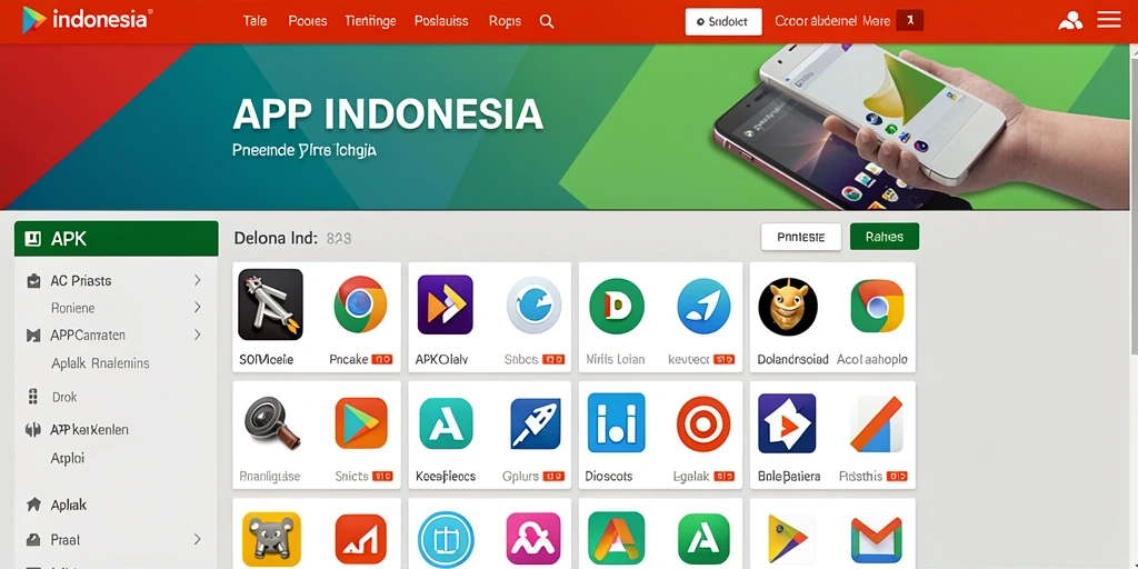 Tampilan antarmuka aplikasi IDNSCORE yang menarik.