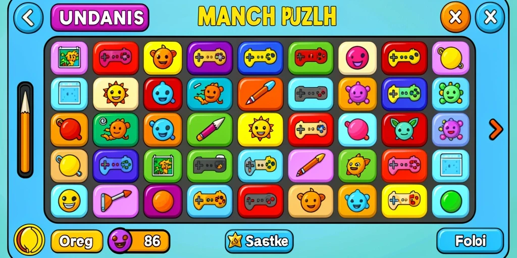 Tampilan permainan slot yang menarik dan berwarna.