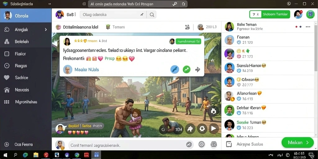 Tangkapan layar menampilkan karakter utama dalam aksi.