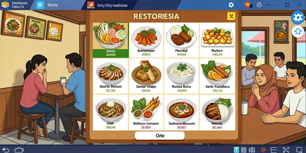 Tampilan antarmuka yang user-friendly.