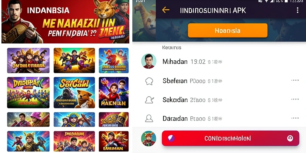 Tampilan grafis yang memukau saat pertandingan.